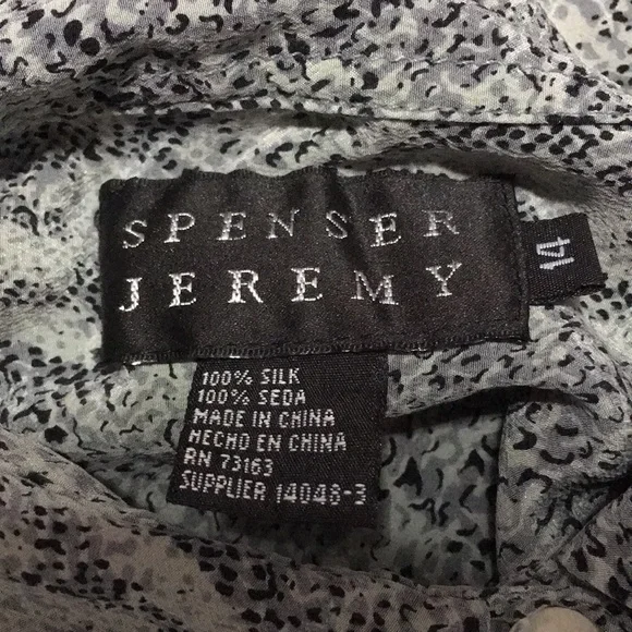 Vintage Spenser Jeremy Silk Blouse - Picture 3 of 3